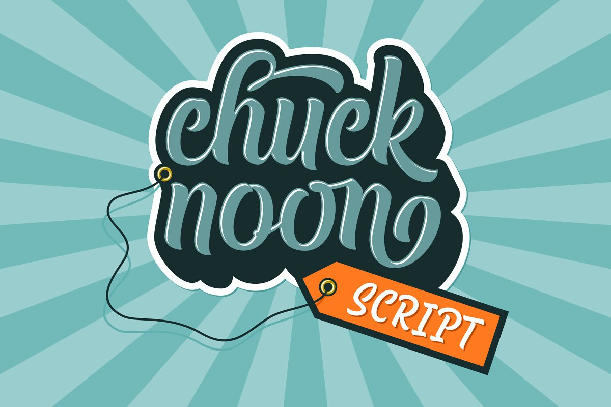 Chuck Noon Script Font preview